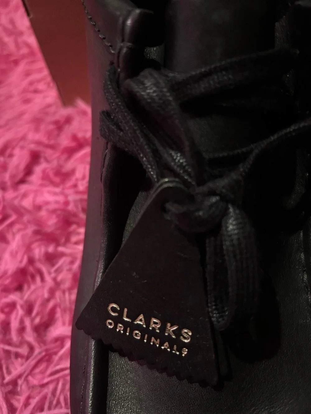 Clarks Wallabee EVO Chukka Boot - Black Leather/Size 9 1/2